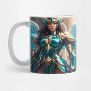 Warrior Of Avalon: Winged Guardian Of The Heavenly City Mug